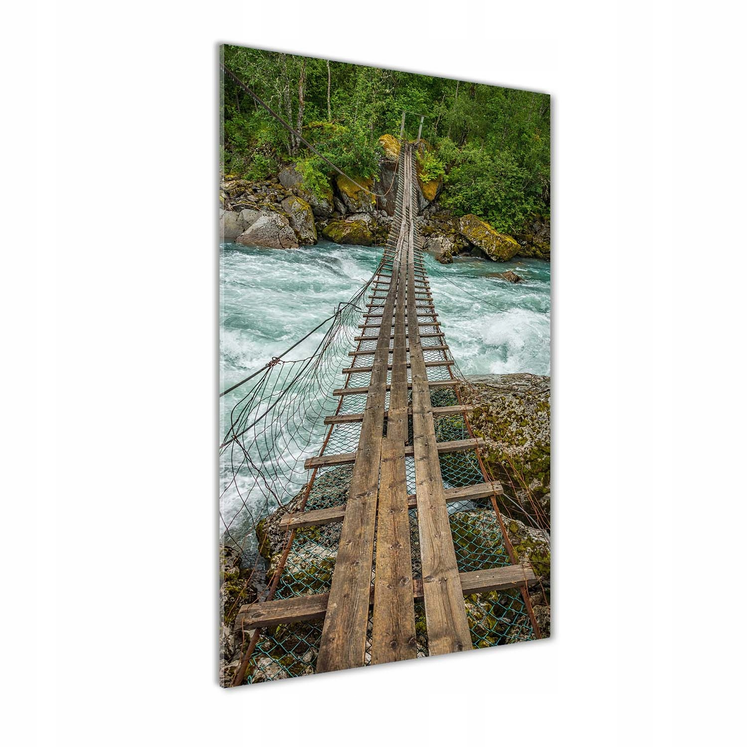 

Foto obraz szkło hartowane Most wiszący 50x100 cm