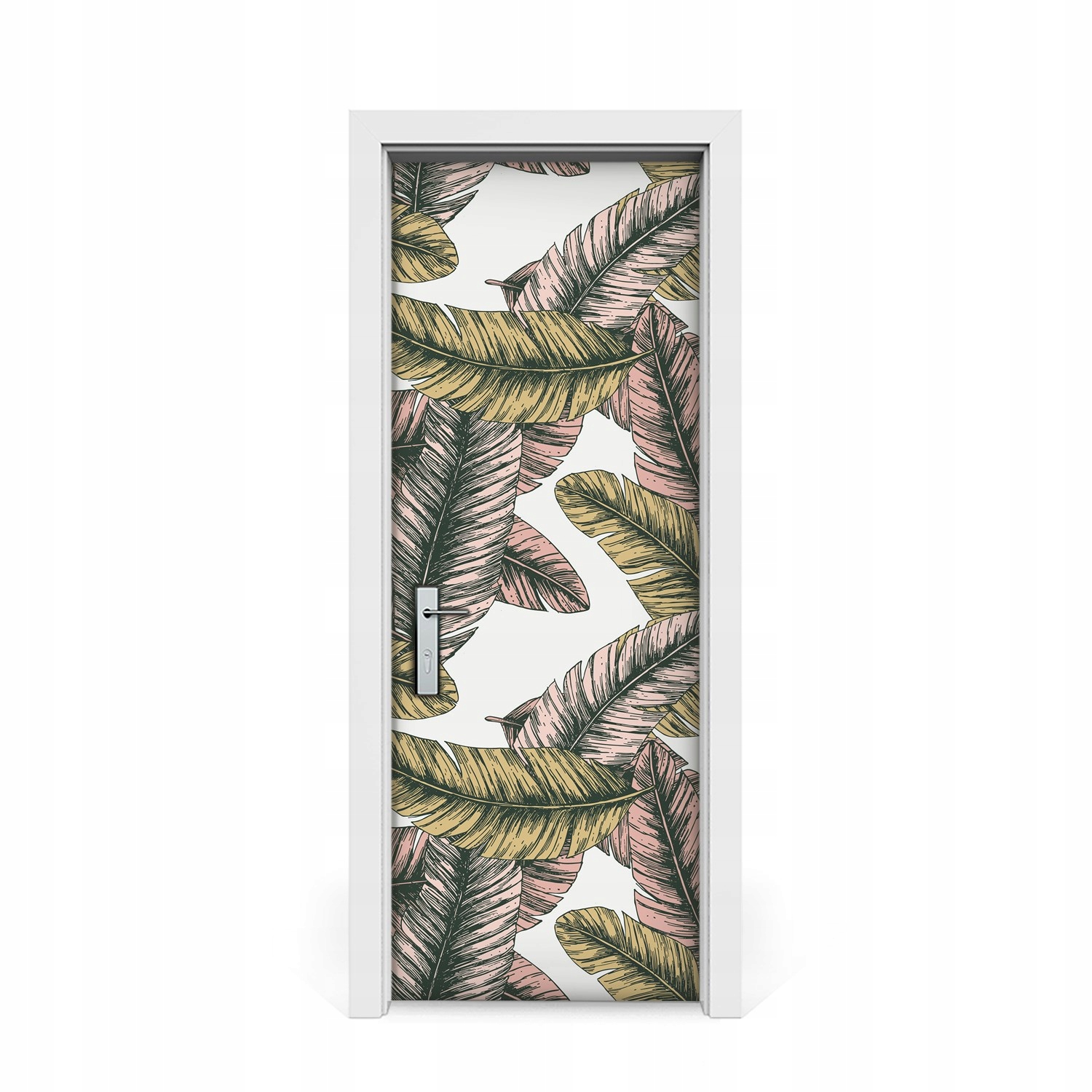 

Naklejka na drzwi okleina Bananowe Liście 75x205