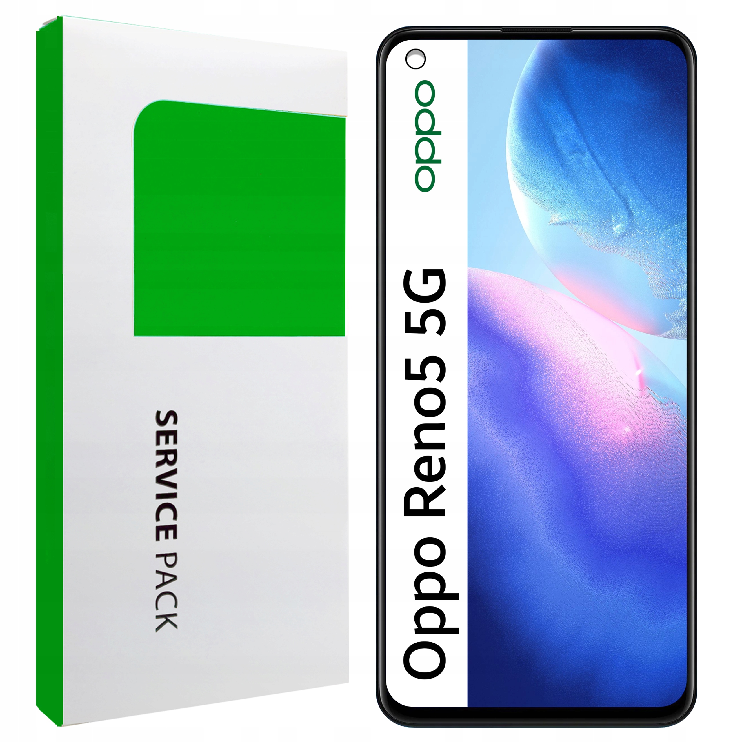 Originál Zila pre Oppo Reno 5 5G LCD displej Digitizer Dotykový rámček