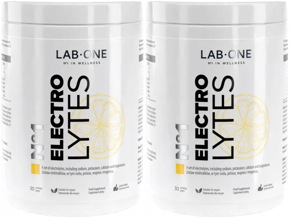 2 x Lab One N°1 Electrolytes 420 g pro fyzicky aktivní i horké dny