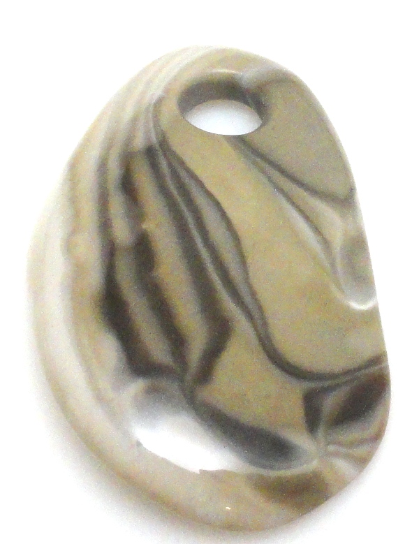 Křemík pruhovaný – přívěsek – 67x38x12 mm