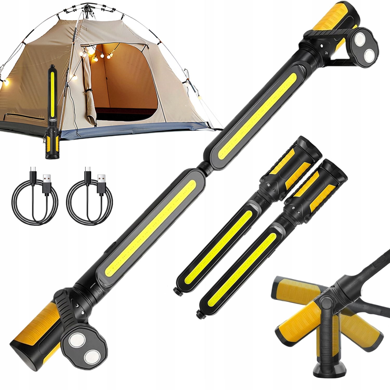 Výkonná Led Bateriová Magnetická Inspekční Lampa Do Dílny