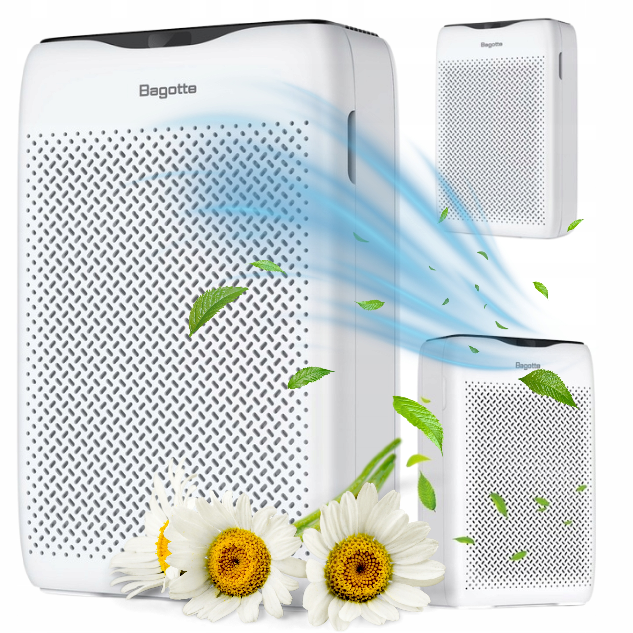 Oczyszczacz Powietrza Dla Alergików Duży Automatyczny Hepa Bagotte C212