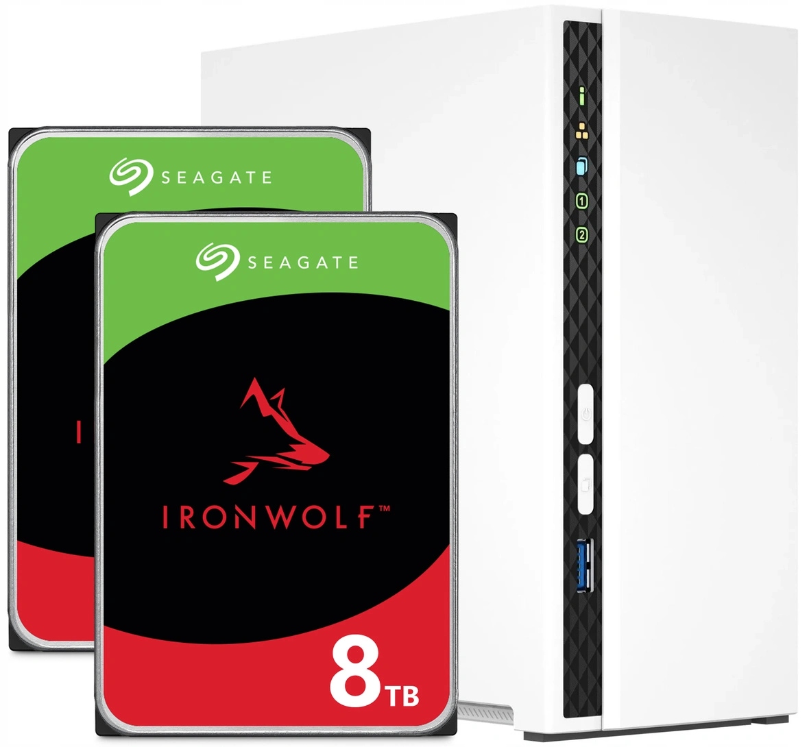 Nas server Qnap TS-233 16TB (2x8TB) Seagate IronWolf