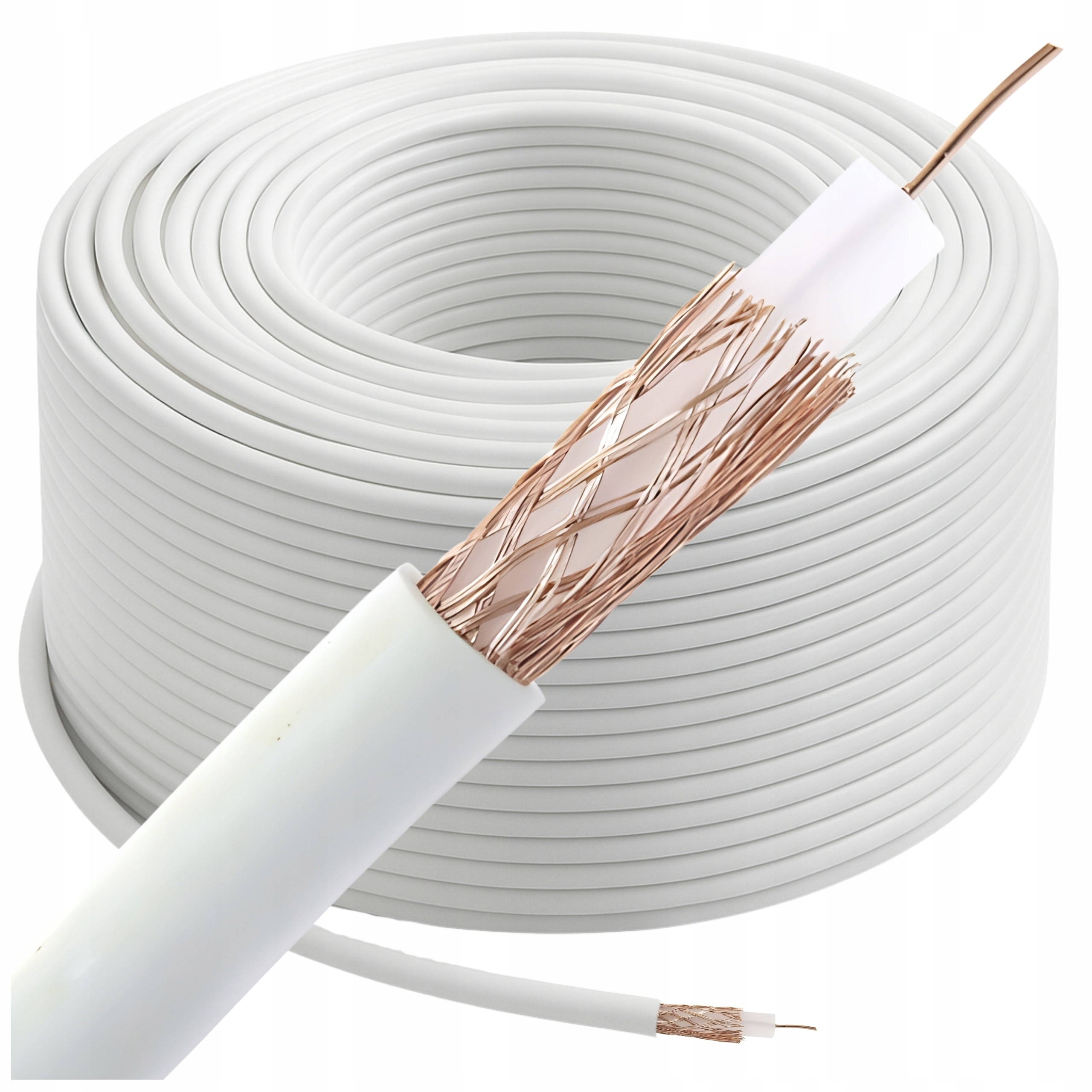 Kabel koaxiální Ywd 059/3.7 mm měděný 75 ohm 100 m opletení 95%