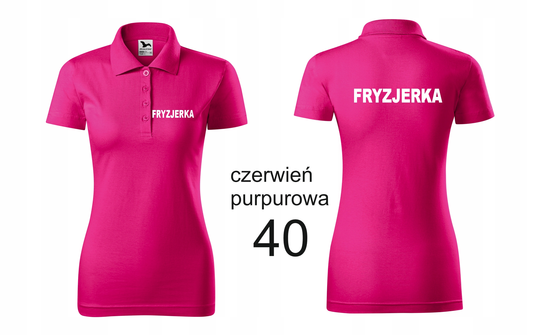 

SDUS021P Koszulka damska Polo Fryzjerka