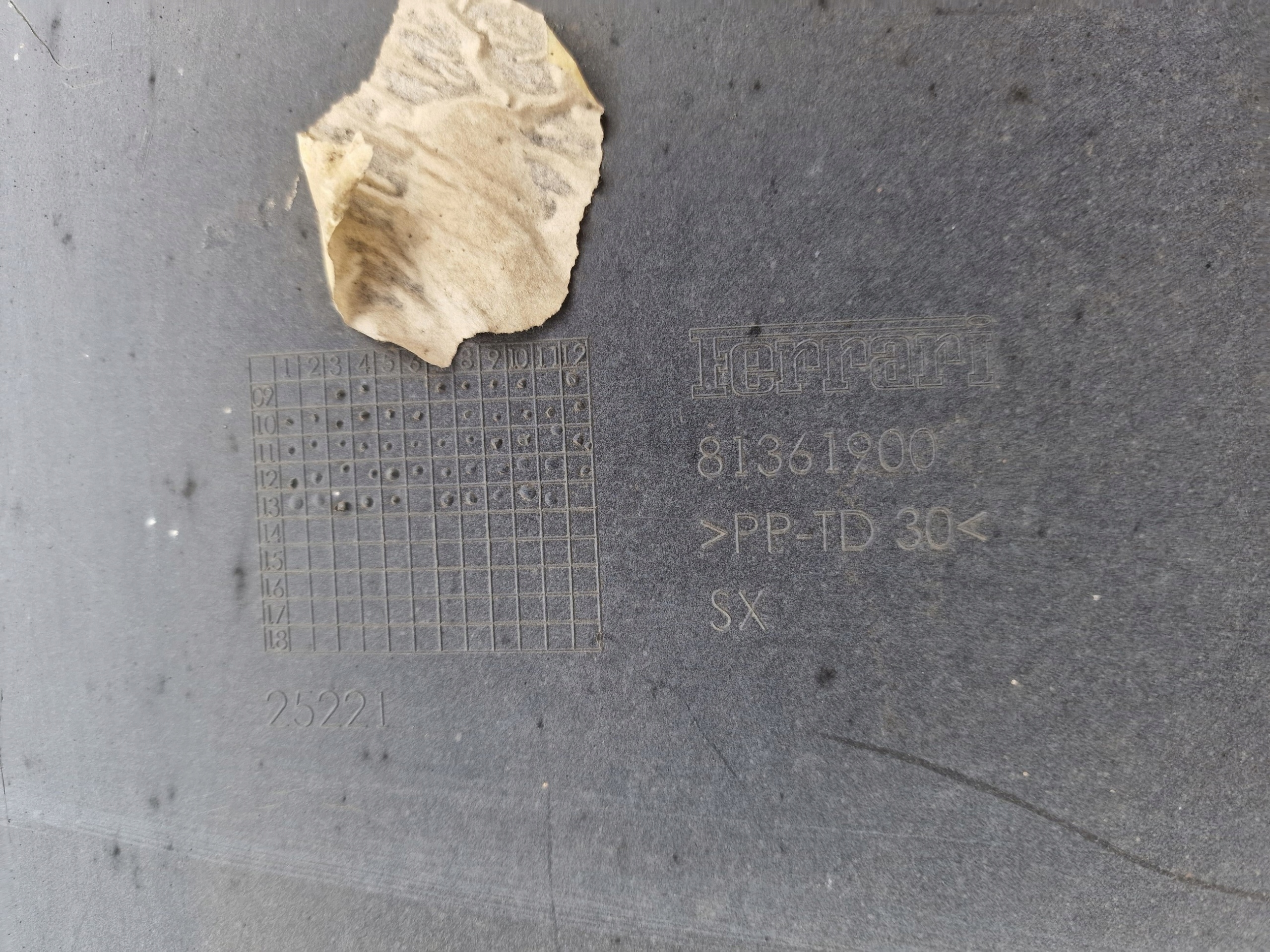 FERRARI ITALIA 458 left moulding threshold threshold new