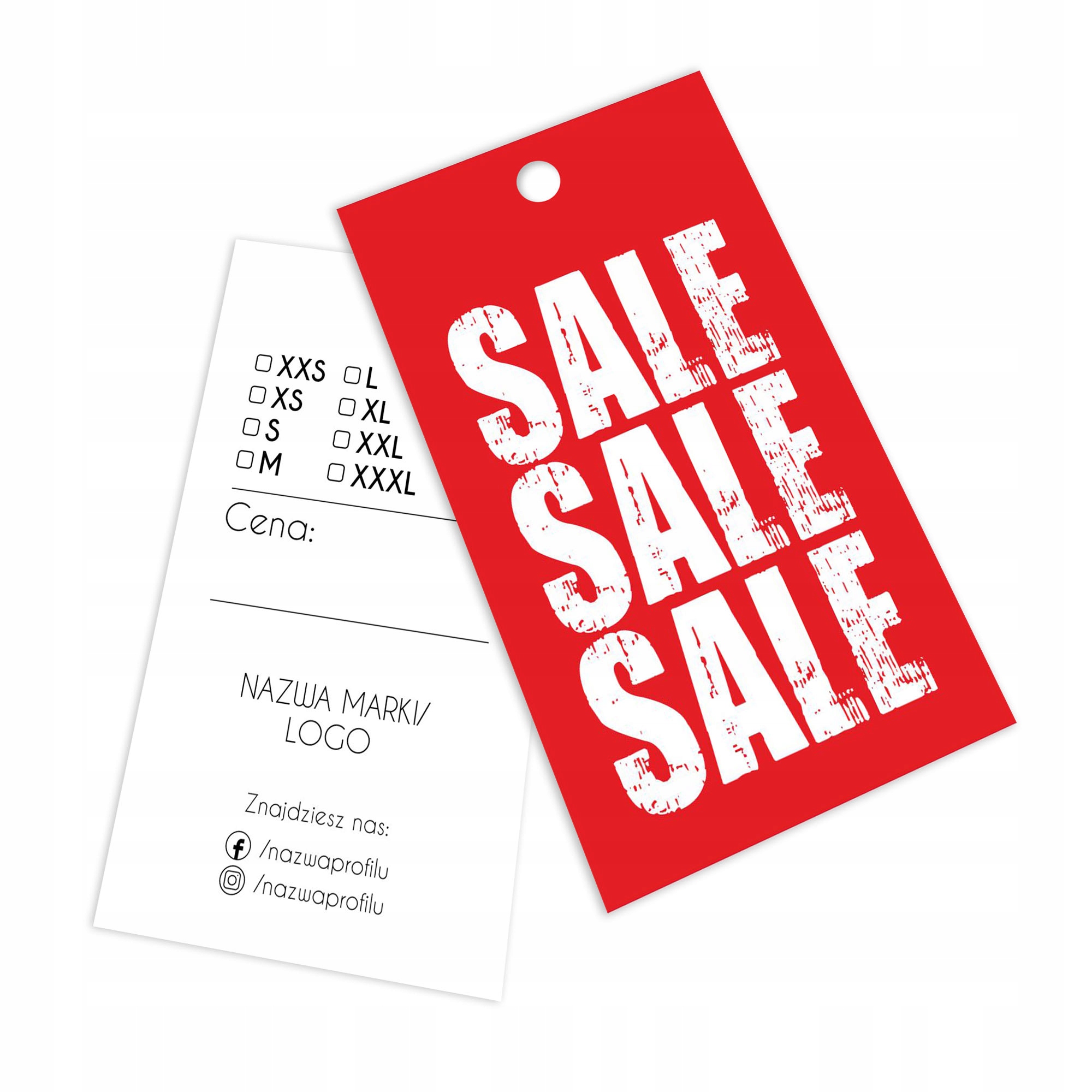 METKI PRZYWIESZKI ODZIEŻOWE dziurka 100szt PROJEKT