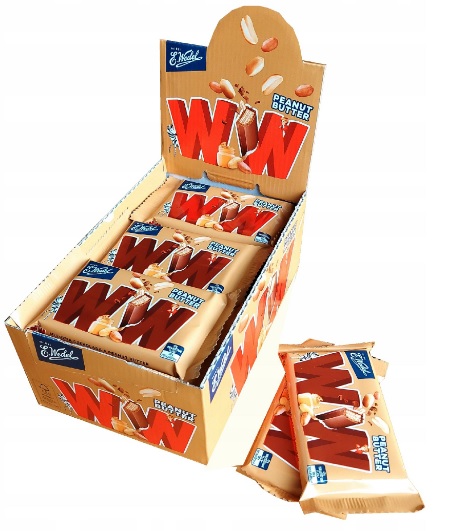 Levně 24 x 47 g Wedel Ww tyčinka Oplatek peanut butter Karton