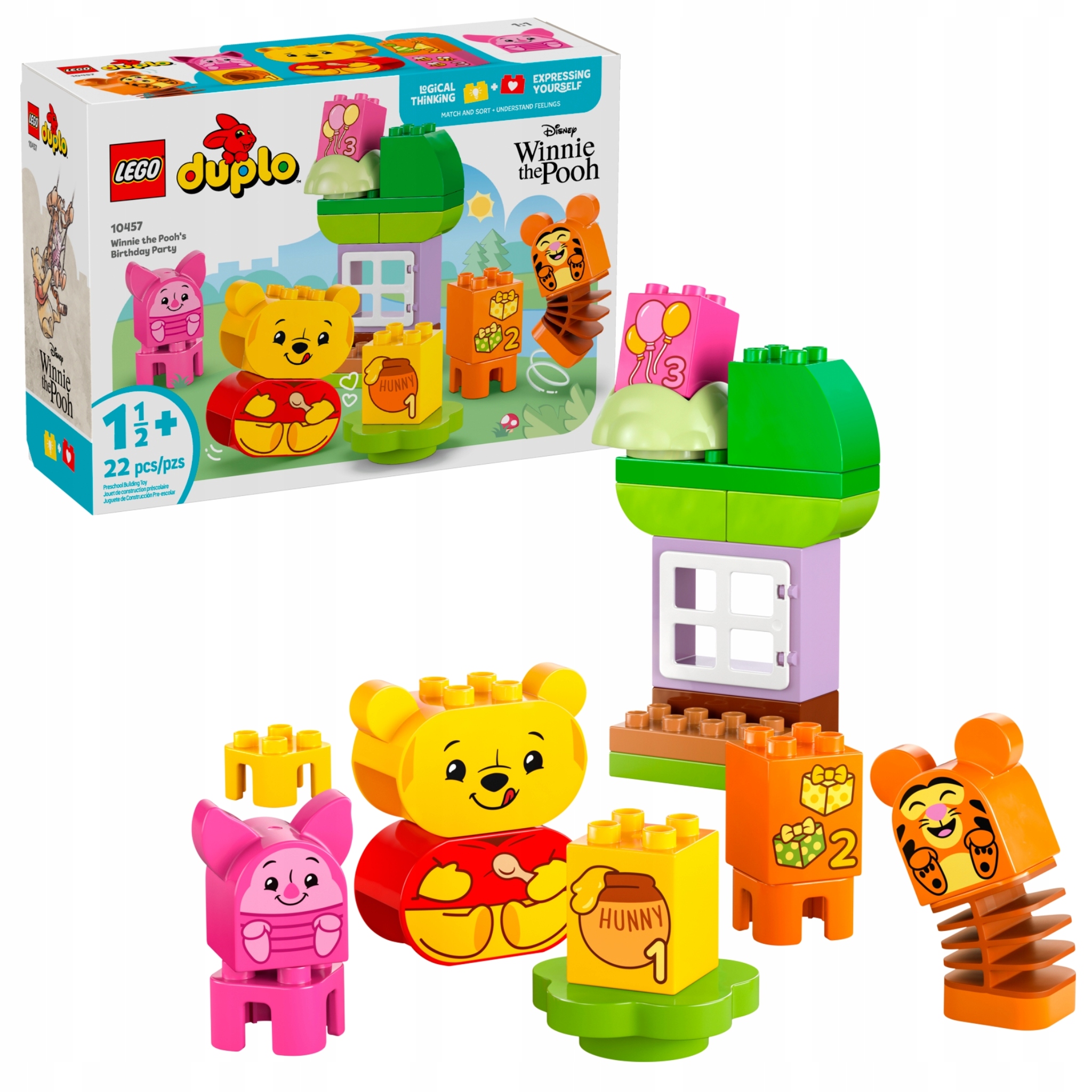 Lego Duplo Disney 10457 Narozeninová oslava Medvídka Pú Stavebnice 1,5+