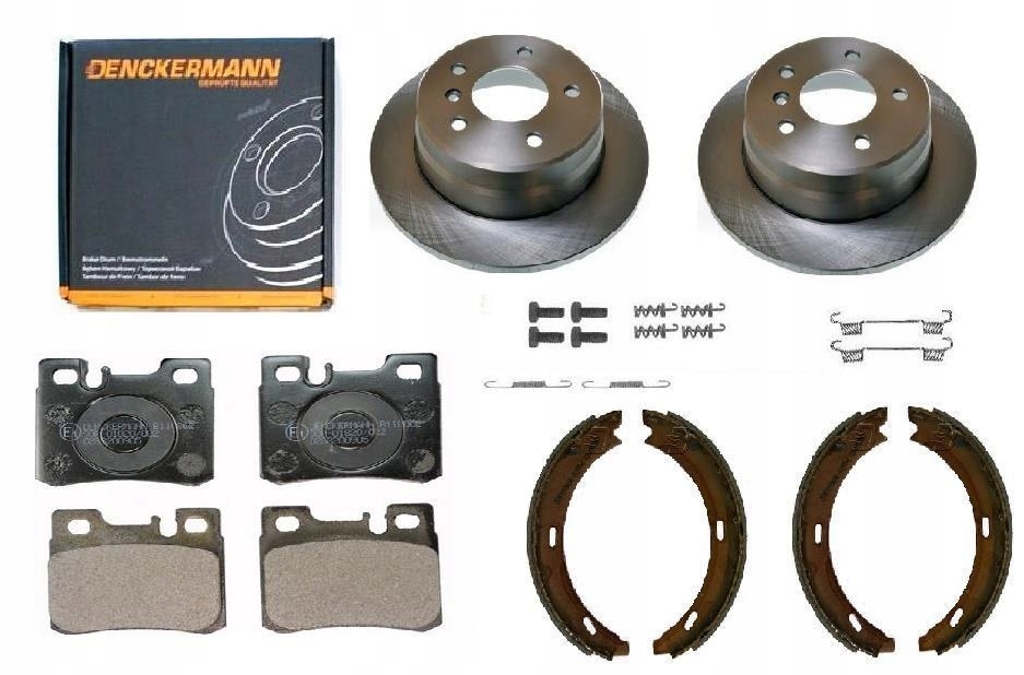 Kotouče Čelisti Mercedes W124 Kombi Zadní Sada