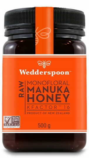 Levně Wedderspoon Manuka Med Raw Kfactor 16 500g Syrový Nezahřívaný