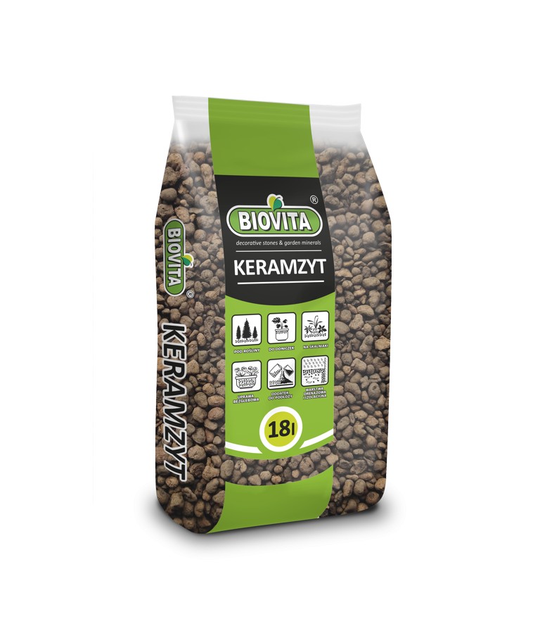 Keramzyt 18L Ogrodniczy 8-16mm Biovita