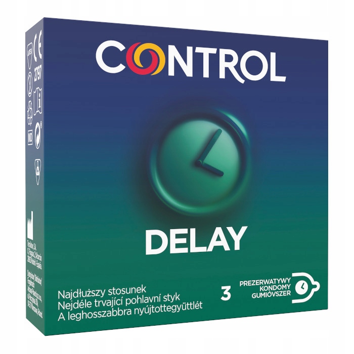 

Prezerwatywy opóźniające Control Delay 3 sztuki