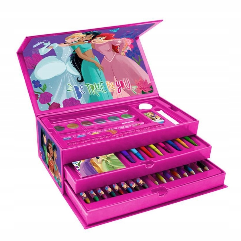 Zestaw artystyczny w kuferku, kredki Princess 563357