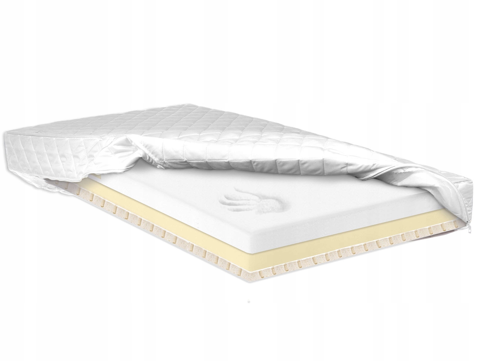 

Materac dla dziecka 90x200 aż 6cm Visco i lateksem