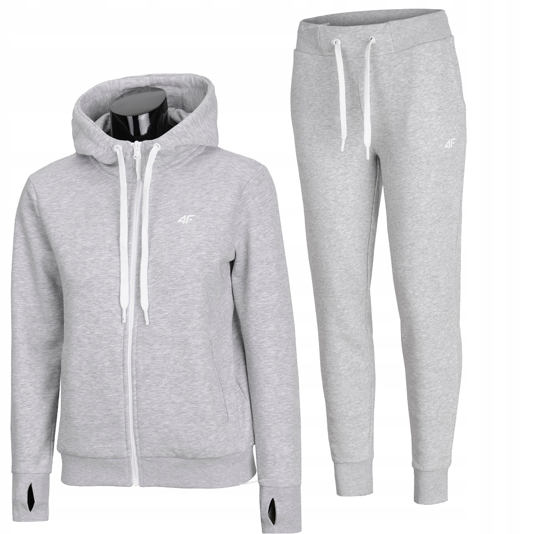 

4F Damski Dres Bawełna Komplet Bluza Spodnie L