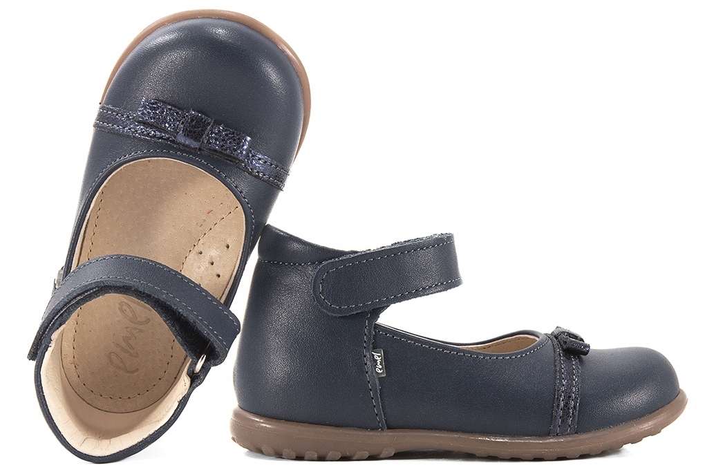 

Emel ES1074-9 Balerinki Półbuty Roczki granat 24