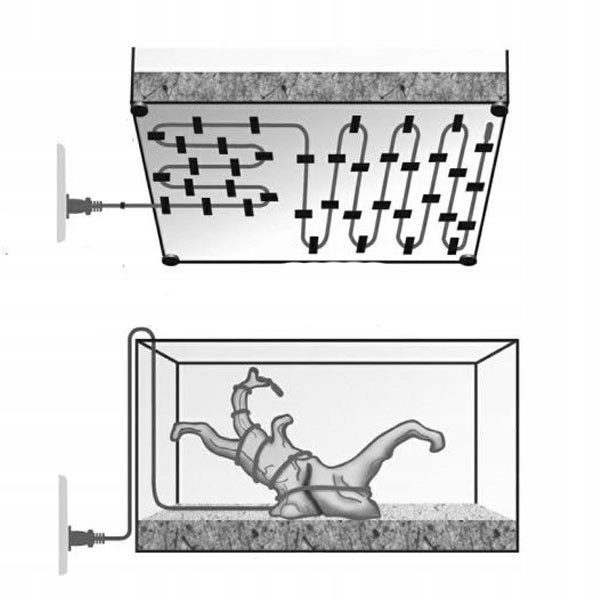 WYSOKIEJ WYDAJNOŚCI KABEL GRZEWCZY DO TERRARIUM Model TERRARIO