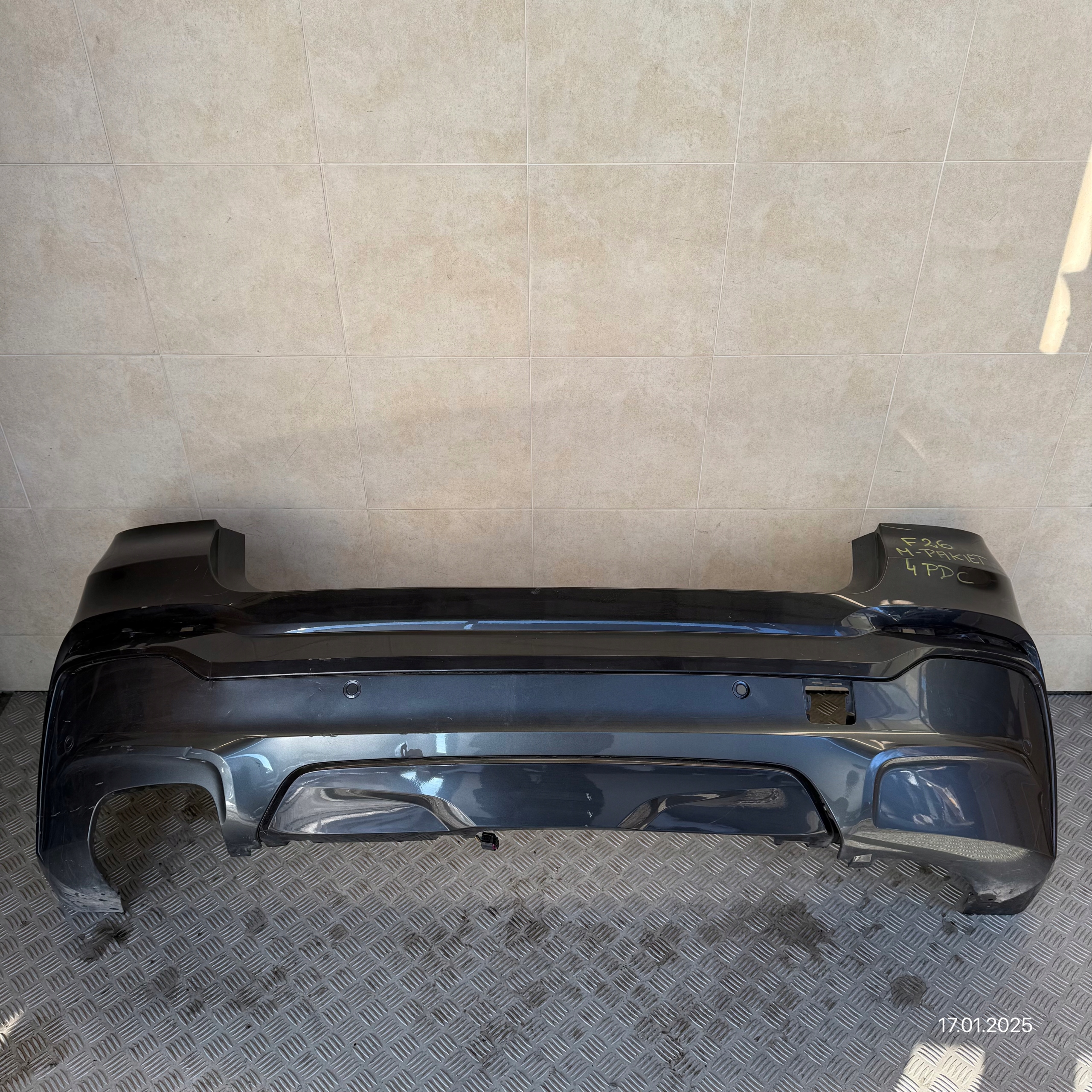 bumper rear complete BMW X4 F26 m-packet 2016 ROK 4 PDC