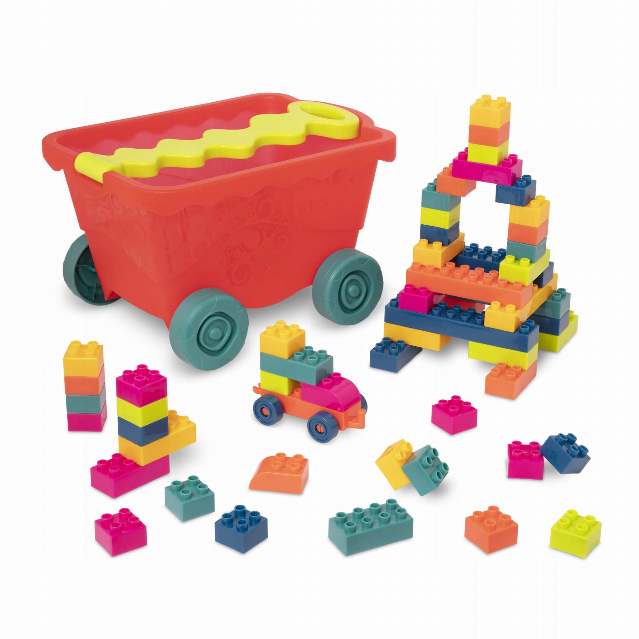 

B.Toys Little BlocWagon wózek Wagonik z klockami