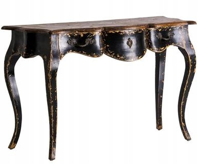 Konsola czarna w stylu orientalnym