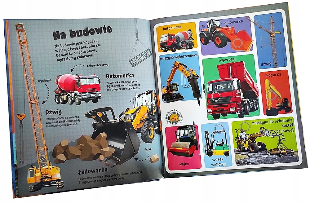 KSIĄŻKA ODGŁOSY POJAZDÓW POSŁUCHAJ 60 DŹWIIĘKÓW Marka inna