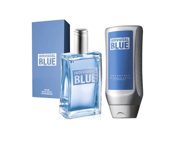 AVON ZESTAW INDIVIDUAL BLUE 100 ML + ŻEL 250 ML