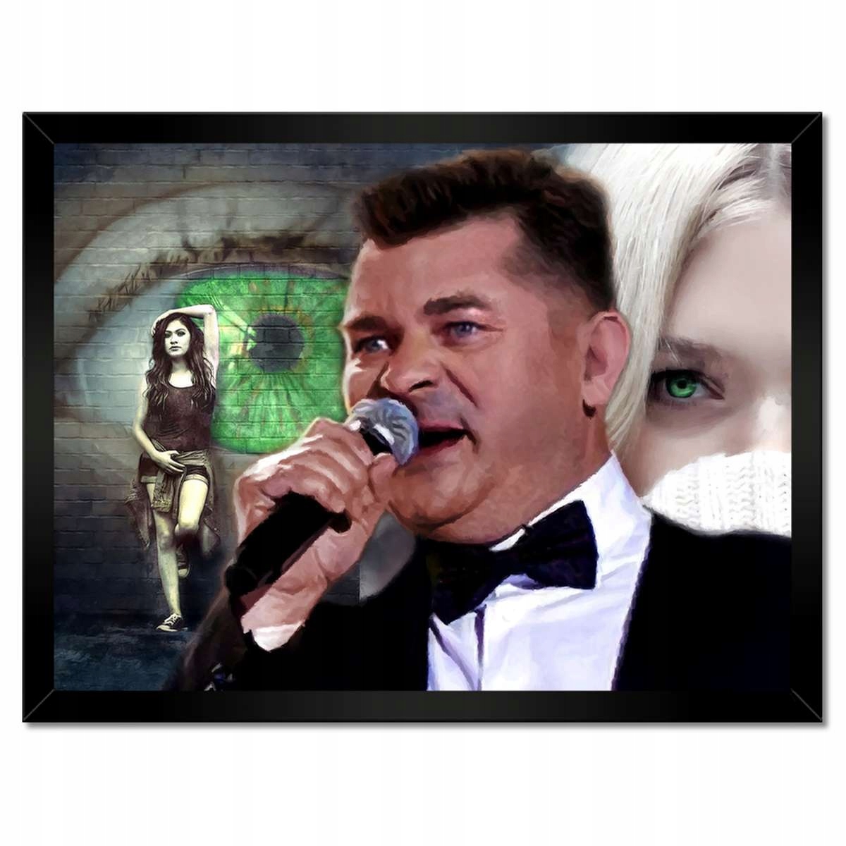 Plakáty v rámu 40x30 Zelené oči Zenek Vystoupení