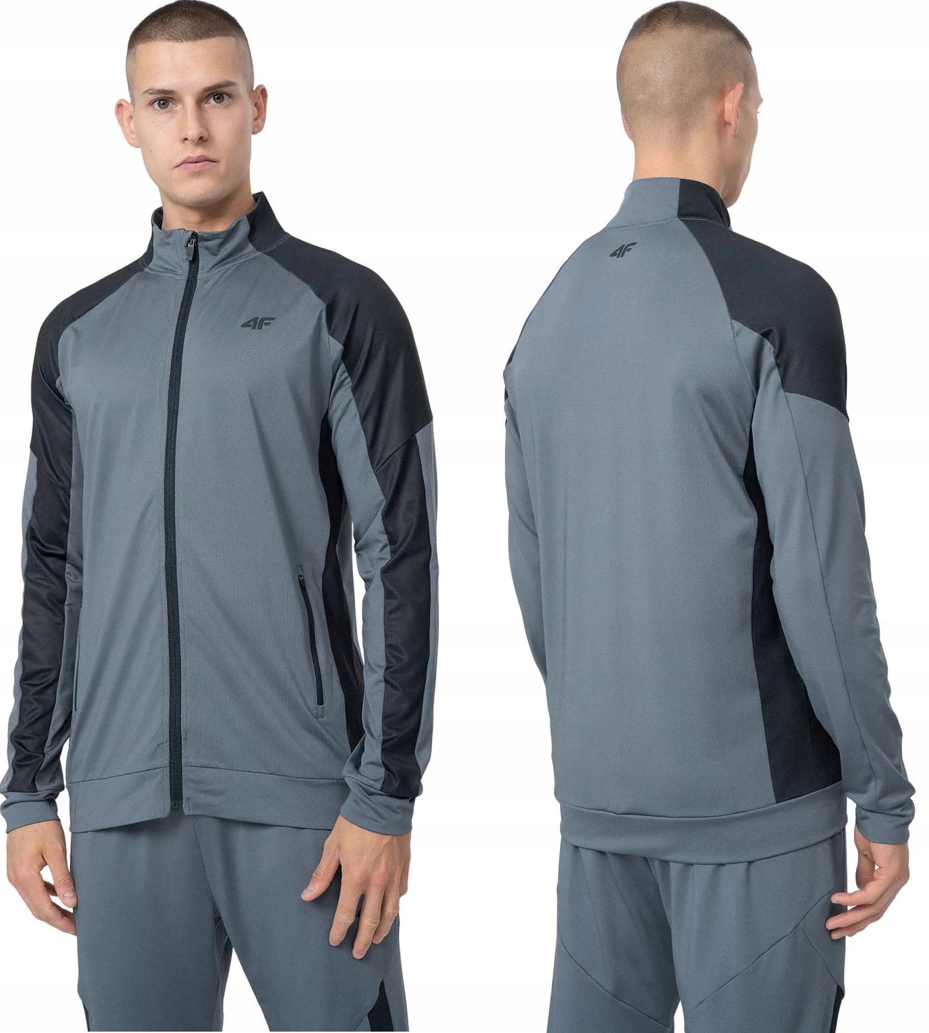 4F Męska Bluza Sportowa Treningowa Oddychająca Szybkoschnąca TFSWM187 > L