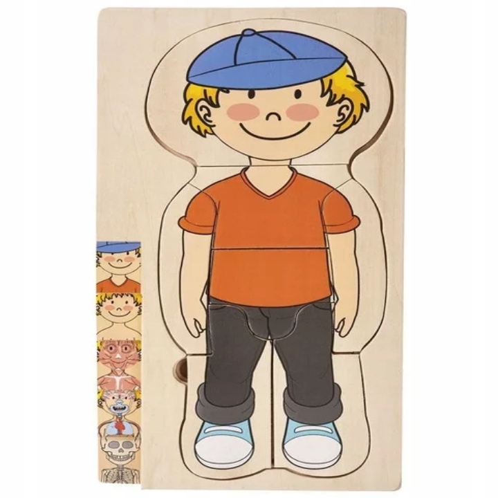 

Playtive Puzzle edukacyjne 2D ciało chłopczyka