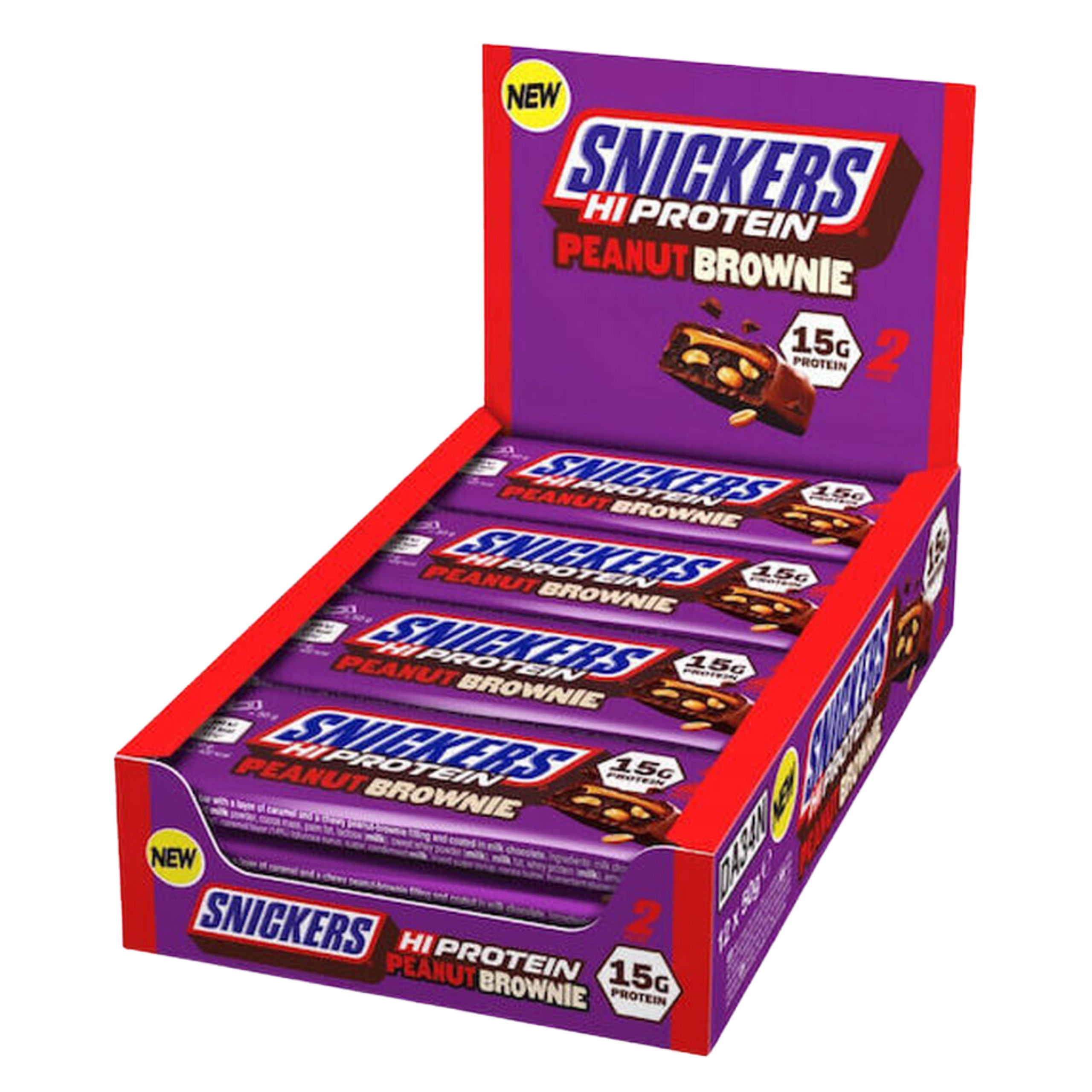 Proteinová Tyčinka Snickers HIProtein 12 Ks Bílkoviny Čokoláda Mars