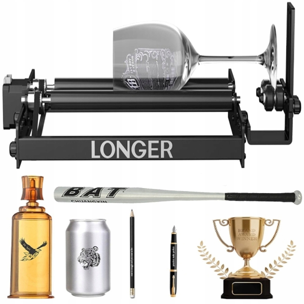Grawer / wycinarka laserowy LONGER RAY5 60W +ze wspornikiem Rolka 400x400mm Producent Inna