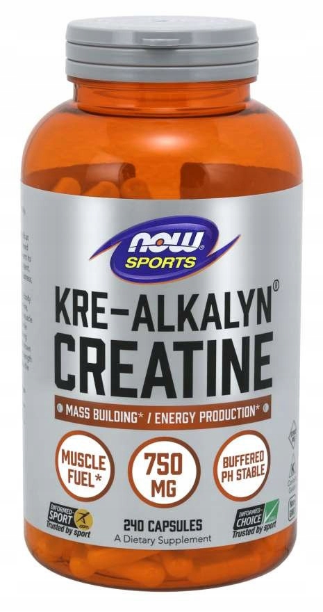 Kre-Alkalyn Kreatin Pufrovaný Kreatin Monohydrát 750 mg (240 kapslí)