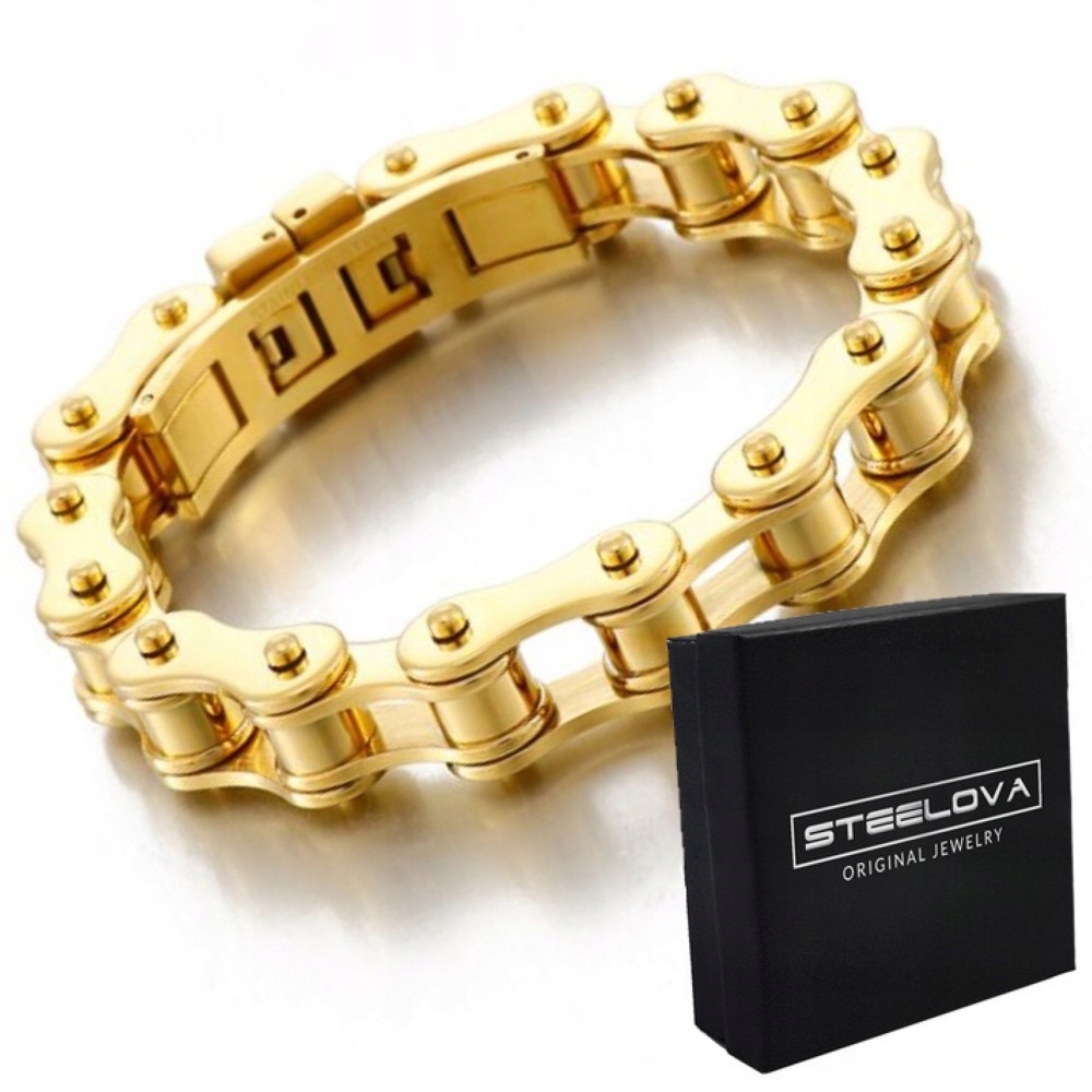 Masivní Náramek Řetěz Bike Chain Ocel (10 mm)