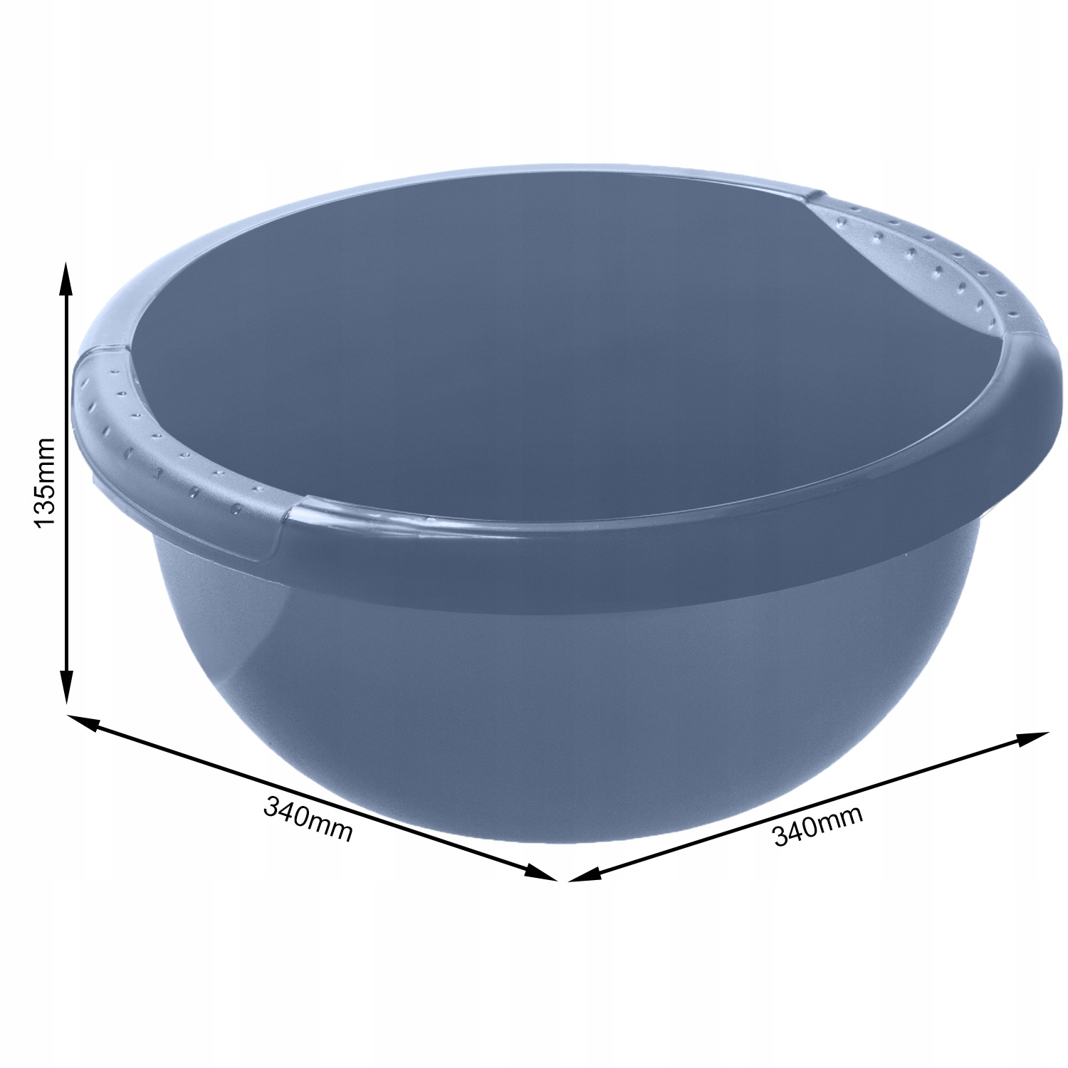 Miska okrągła Rotho ECO 6L horizon blue Pojemność 6 l