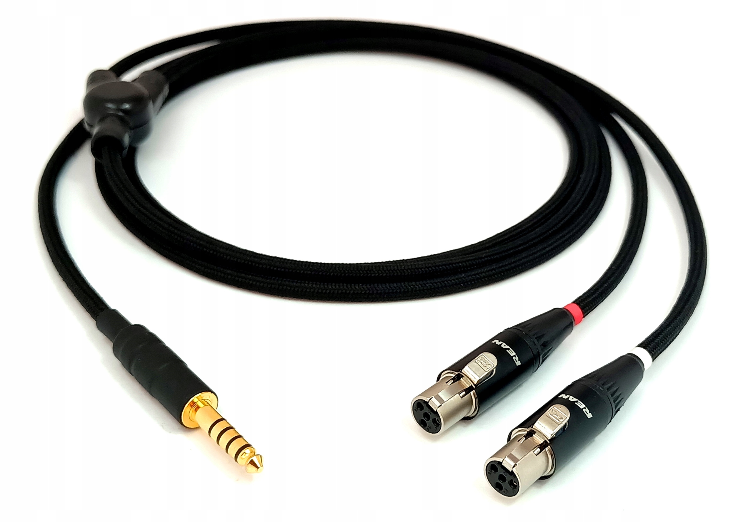 Ručně vyrobený vyvážený kabel pro Audeze LCD-2 varianty Canare L-4E5C