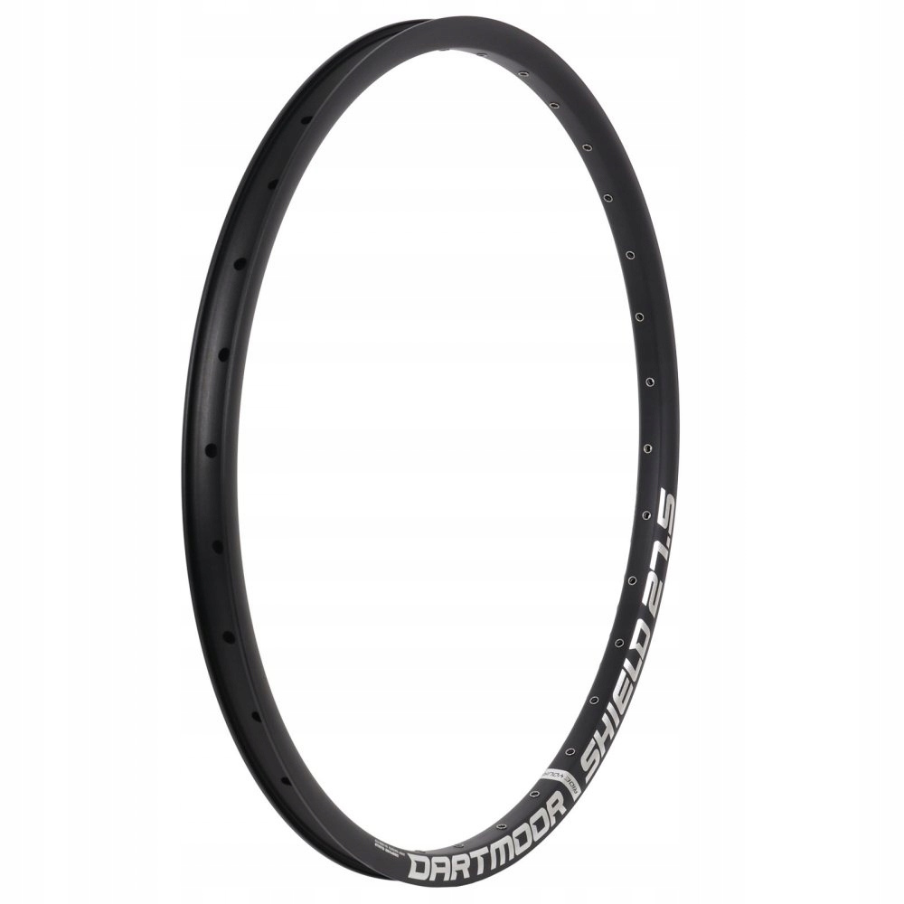 Obręcz Dartmoor Shield 27.5" 32h Czarna matowa Srebrne naklejki