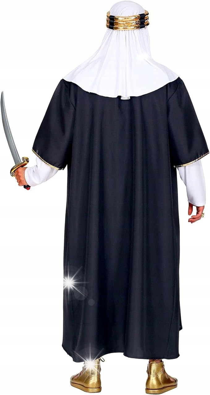 Kostým Převlek Šejk Arab Sheik Arabský Princ Sultán Boháč Na Halloween
