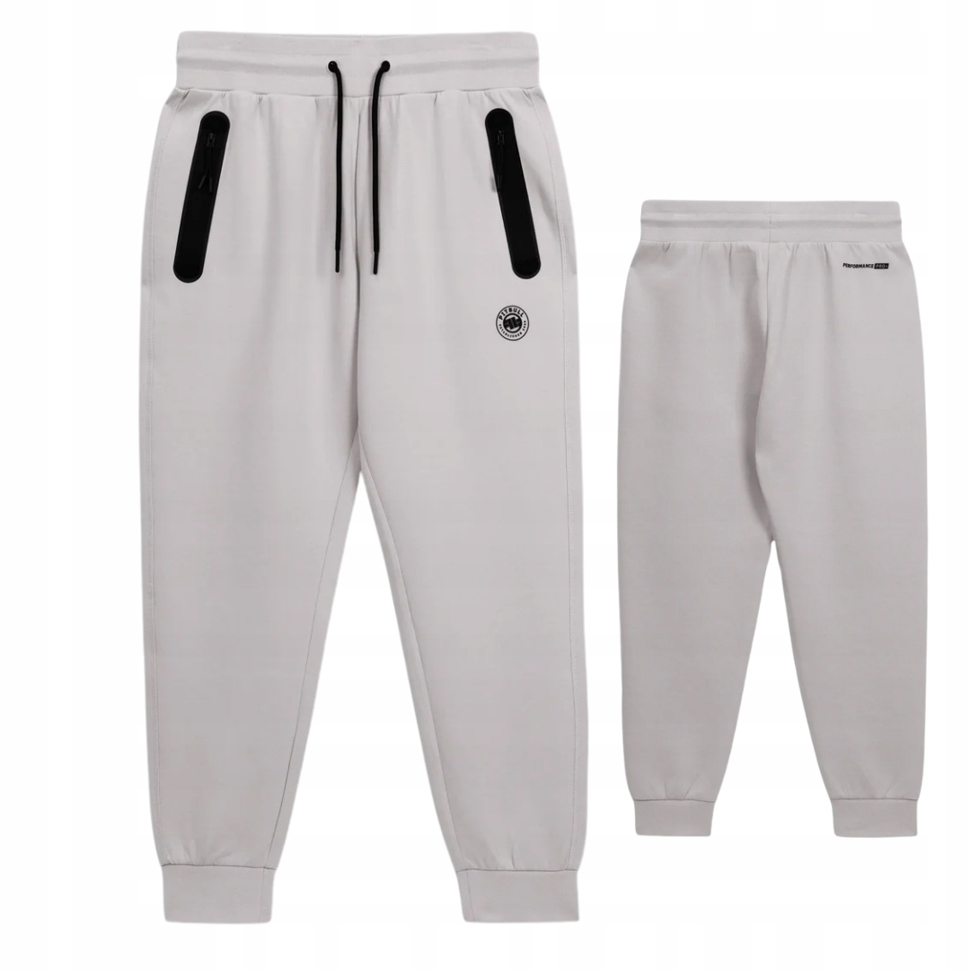 Pitbull West Coast Pánské Tepláky Dogwood Bílo-modré XXL