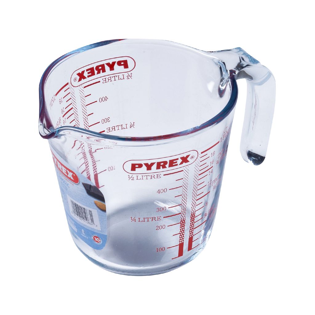 

Szklany dzbanek z miarką 0,5 l Pyrex