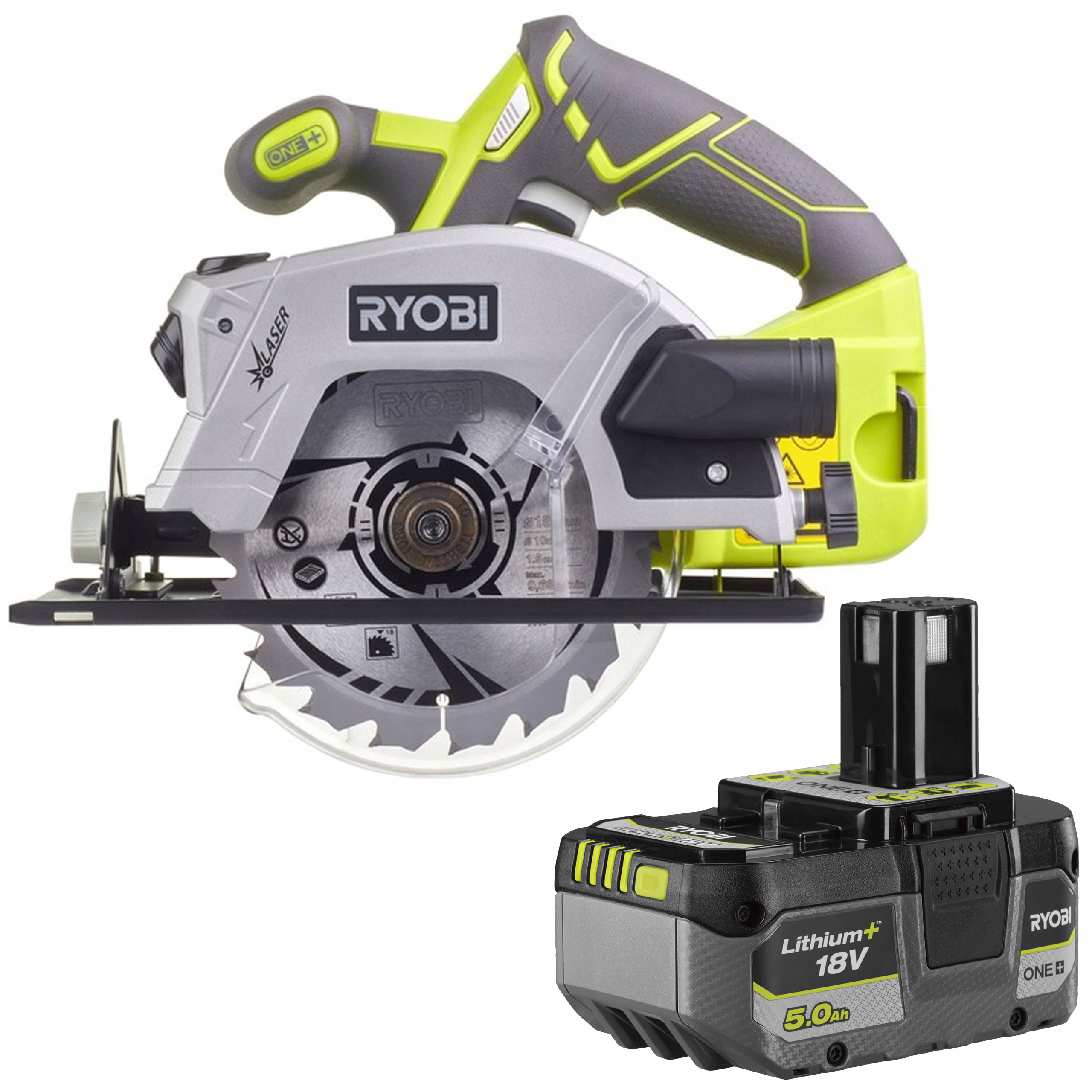 Ryobi Akumulátorová Kotoučová Pila RWSL1801M Kotoučová Pila 18V 5Ah