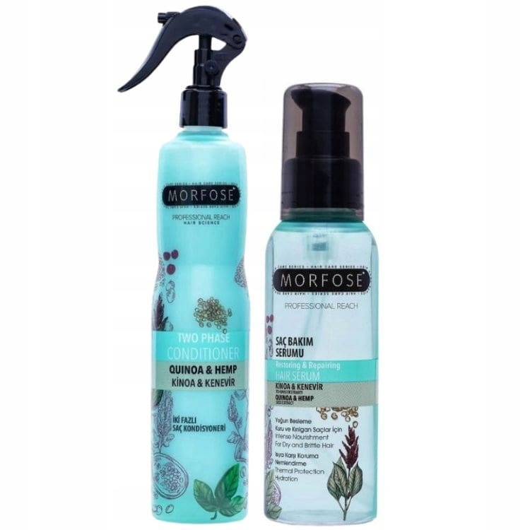 Morfose Quinoa & Hemp Sada Dvoufázový Kondicionér Bs 400 ML Sérum 100 ML