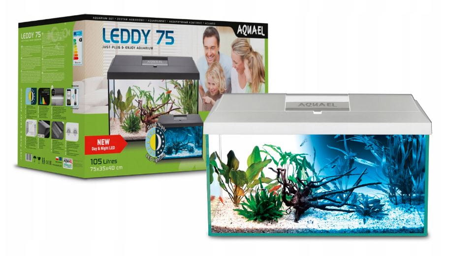 Aquael Akvarijní sada Leddy Day & Night 75 Bílá 2.0