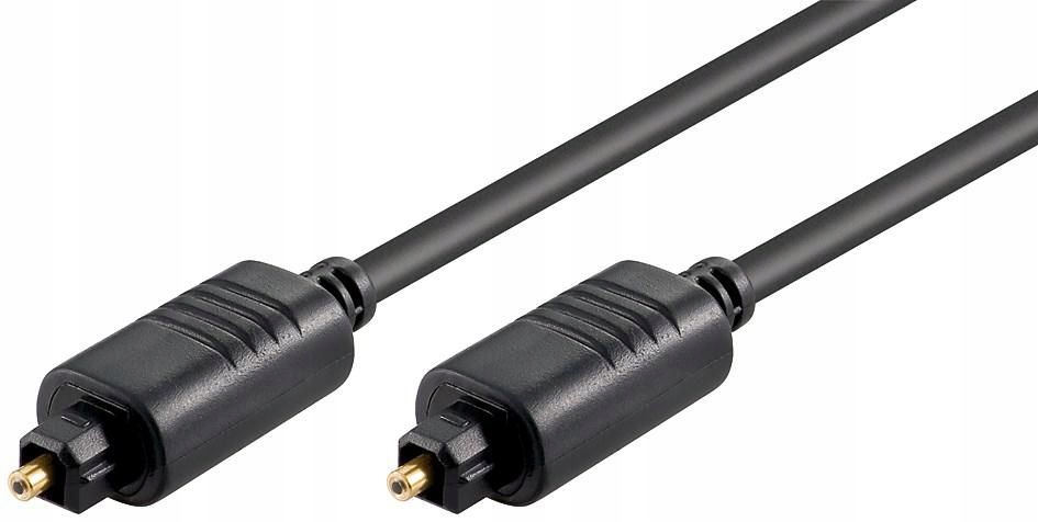 MicroConnect Toslink M-M 10 m černý