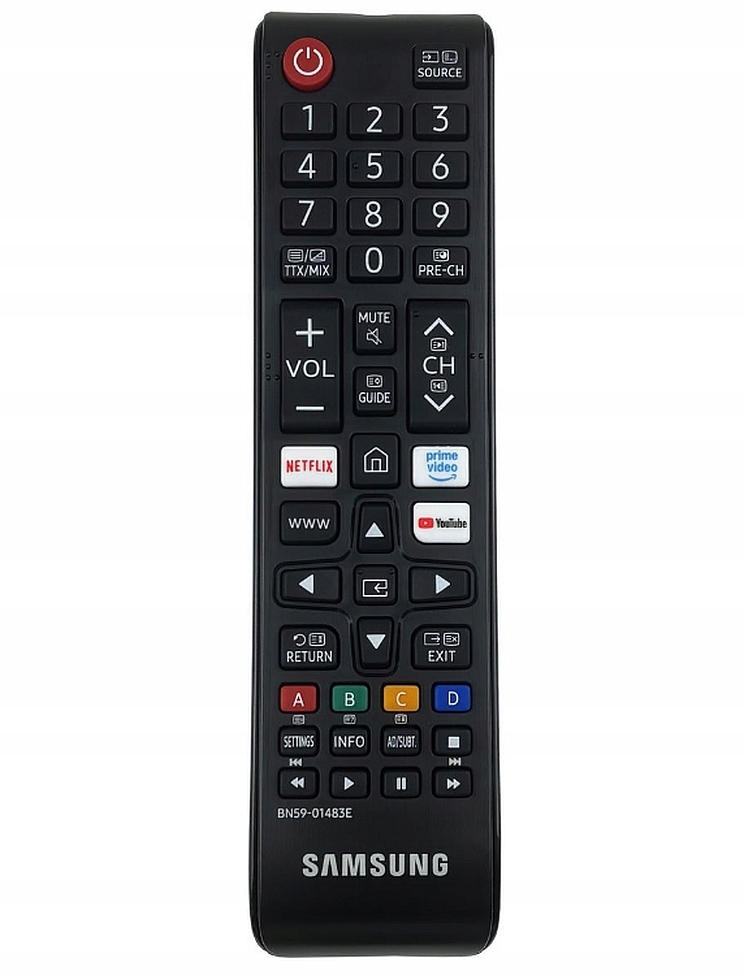 KLASYCZNY PILOT TV SAMSUNG UE43U8072FUXXH / UE55U8072FUXXH