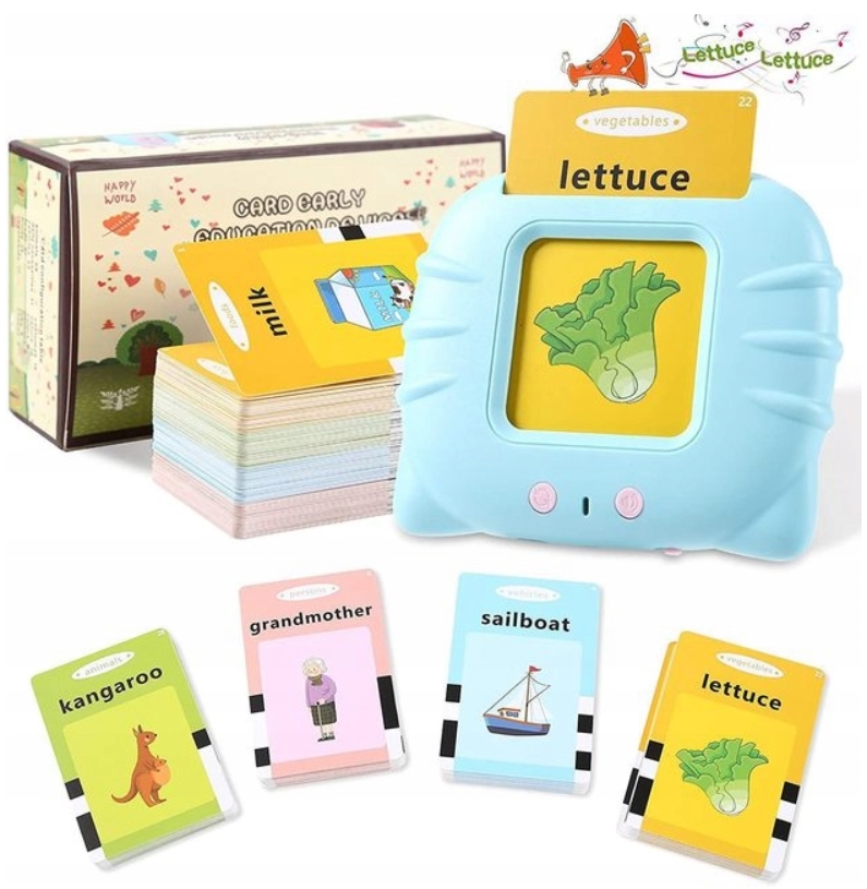 CZYTNIK KART DO NAUKI ANGIELSKIEGO 224 SŁÓWKA Głębokość produktu 2 cm