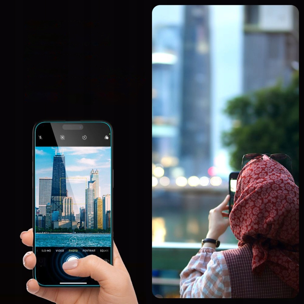 2x Szkło Hartowane SPIGEN GLAS.tR EZ FIT + Aplikator do iPhone 15 Pro Max Dedykowany model iPhone 15 Pro Max