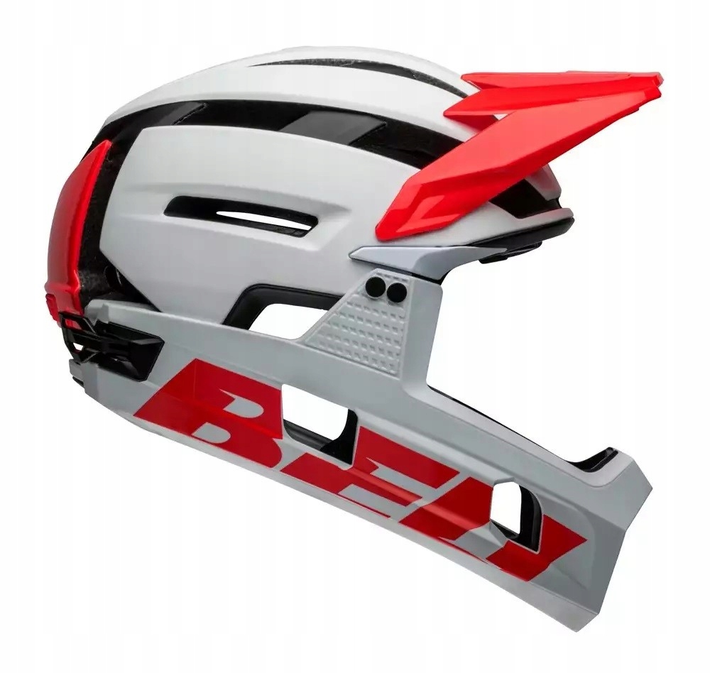 Kask Full Face Bell Air R Mips Spherical matte gloss white infrared