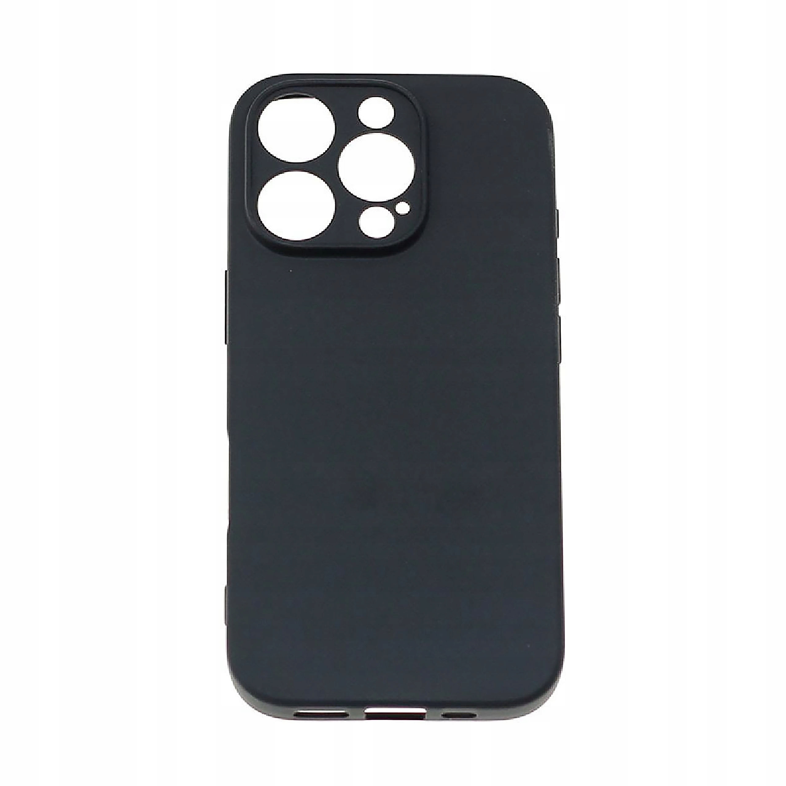 Etui Soft Case do iPhone 16 Pro Max czarne